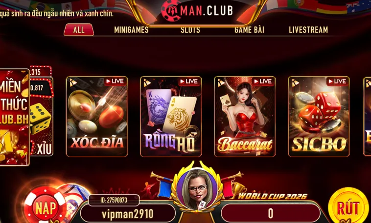 Khám Phá Thế Giới Live Casino Livestream Tại ManClub Đầy Hào Hứng