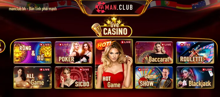 Khám Phá Thế Giới Live Casino Livestream Tại ManClub Đầy Hào Hứng