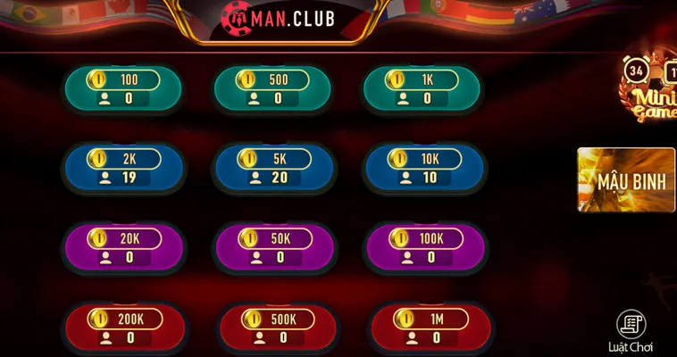 Mậu Binh Tại ManClub Sảnh Bài Trí Tuệ Đỉnh Cao Cho Những Cao Thủ Săn Thưởng