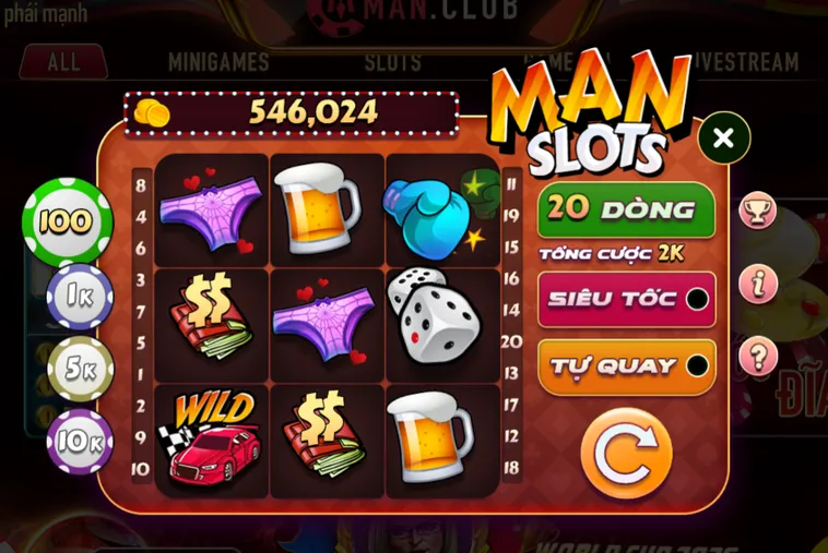 Khám Phá Tuyệt Đỉnh Săn Thưởng Tại Tựa Game Minigame Man Slot Tại ManClub