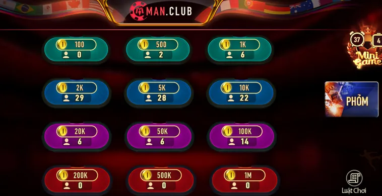 Phỏm Tại ManClub Trải Nghiệm Đỉnh Cao Cho Mọi Người Chơi