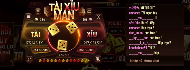 Tài Xỉu Livestream Tại ManClub Trải Nghiệm Cá Cược Đỉnh Cao Cùng Dealer Xinh Đẹp