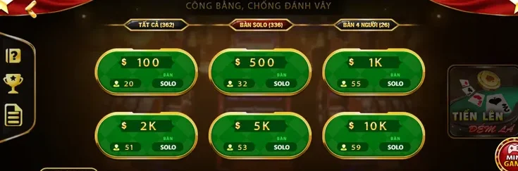 Solo Tiến Lên Đếm Lá Tại ManClub Đấu Trường Đỉnh Cao Cho Các Cao Thủ Bài Tây
