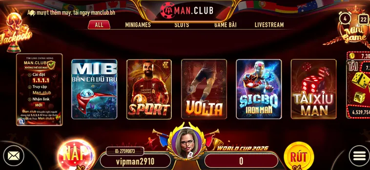 Cổng Game ManClub - Đa Dạng Trò Chơi Tại ManClub Đang Chờ Các Cược Phủ Phá Đảo