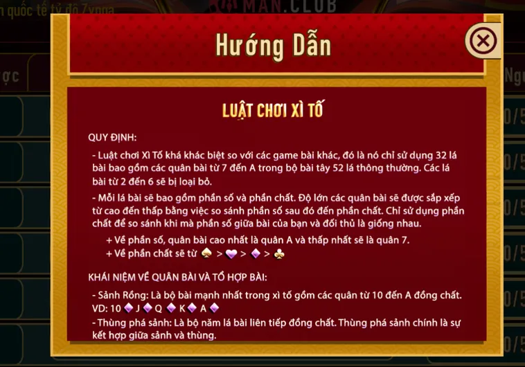 Xì Tố Tại ManClub Sảnh Đấu Bài Nghệ Thuật Với Những Phần Thưởng Giá Trị Đỉnh Cao